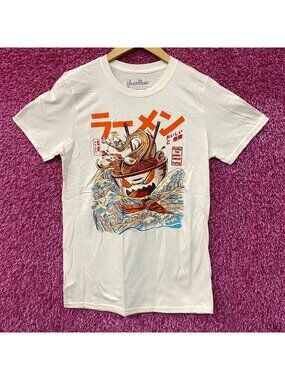 The Great Ramen Kaiju Monster Beige Tshirt size Small